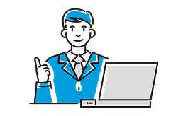 お客様へご提案される方イラスト