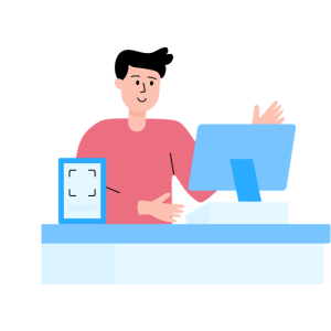 サーバ整理のイメージイラスト